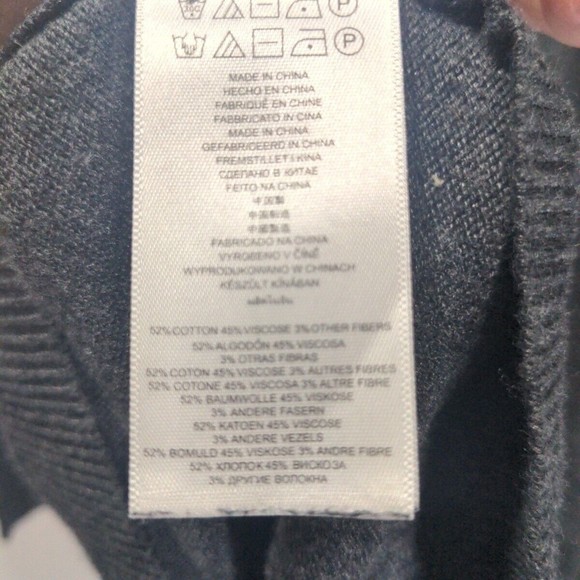 Michael Michael Kors Womens Turtleneck Tunic Sweater Size S Gray Zipper Detail - Picture 7 of 7